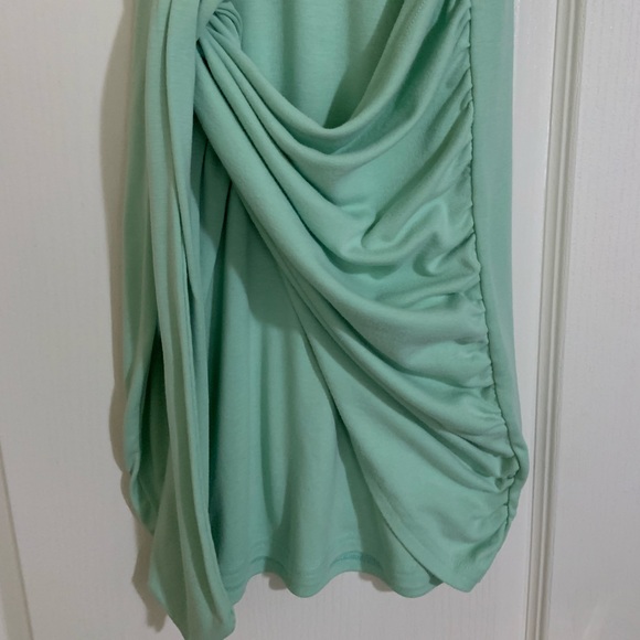 LIYOHON medium green Summer Short Dress Casual - Sleeveless - Tie waist - Picture 10 of 12